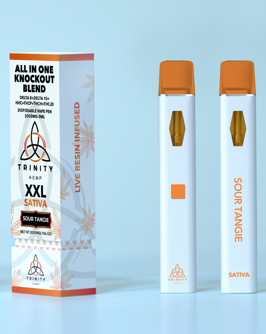 TRINITY 3 GRAM DISPOSABLE-The XXL 3G All-In-One Disposable Vape