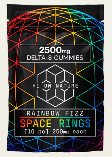 Hi On Nature 2500 mg Space Rings 10 Pk