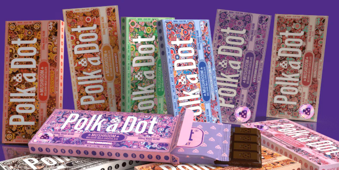 Polk a Dot Shroom Bars